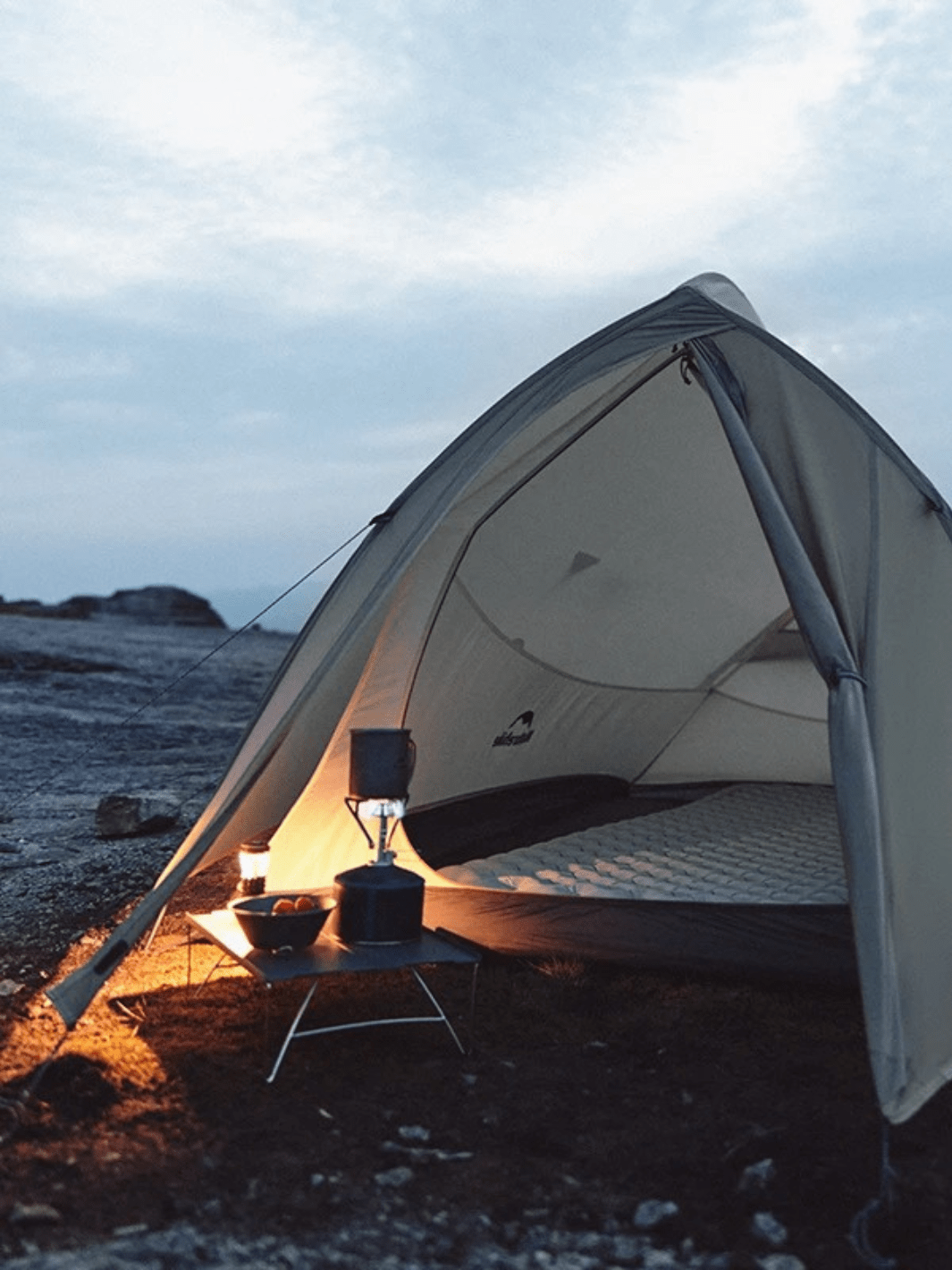 2 Personen Zelt Ultraleicht Nylon Hiking Planet