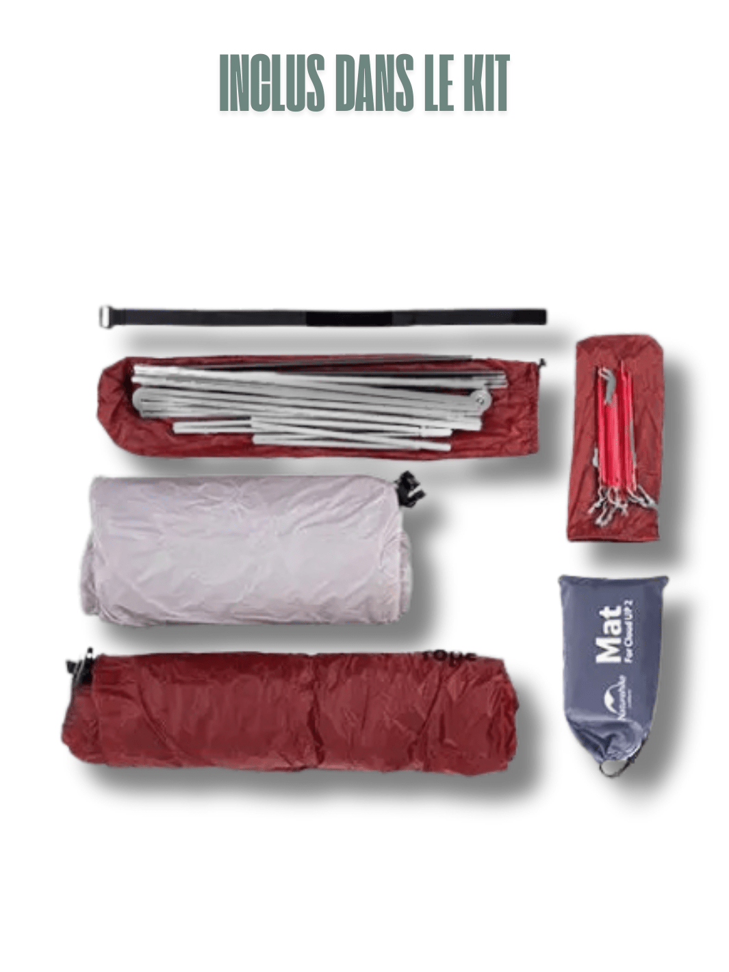 3-Personen-Zelt PU4000 Mm Doppelschicht Hiking Planet