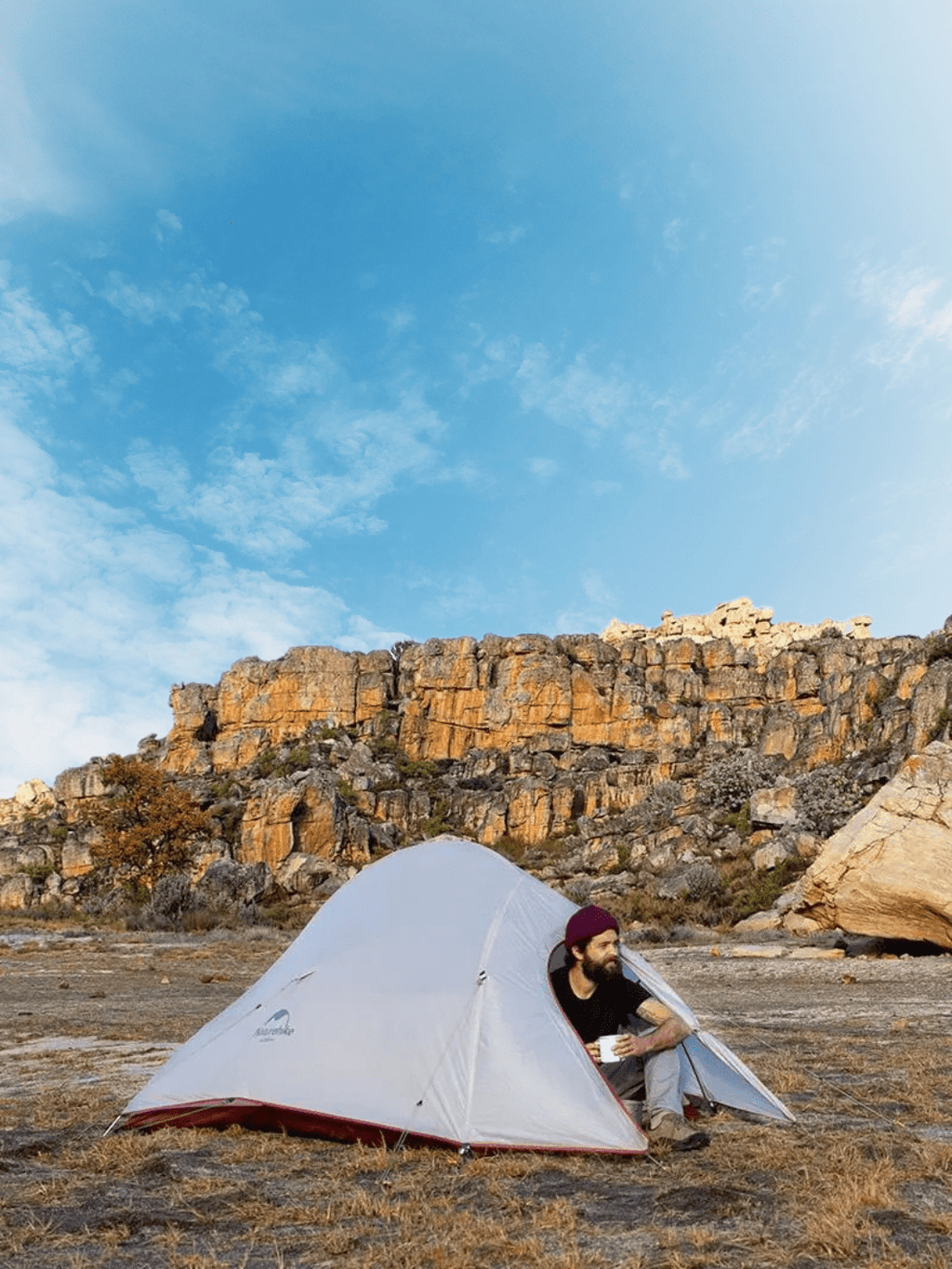 3-Personen-Zelt PU4000 Mm Doppelschicht Hiking Planet