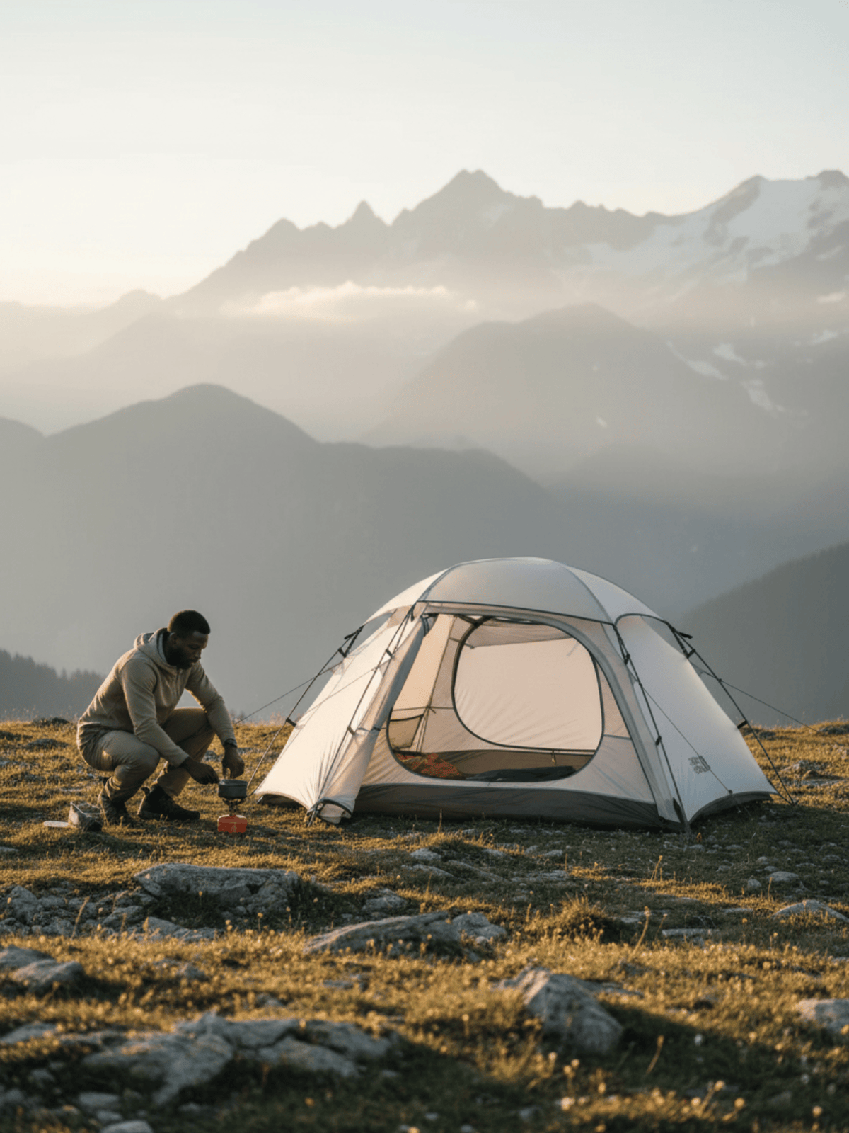 4 Jahreszeiten Zelt 1 Person Leicht Einfarbig Hiking Planet