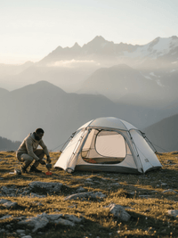 4 Jahreszeiten Zelt 1 Person Leicht Einfarbig Hiking Planet