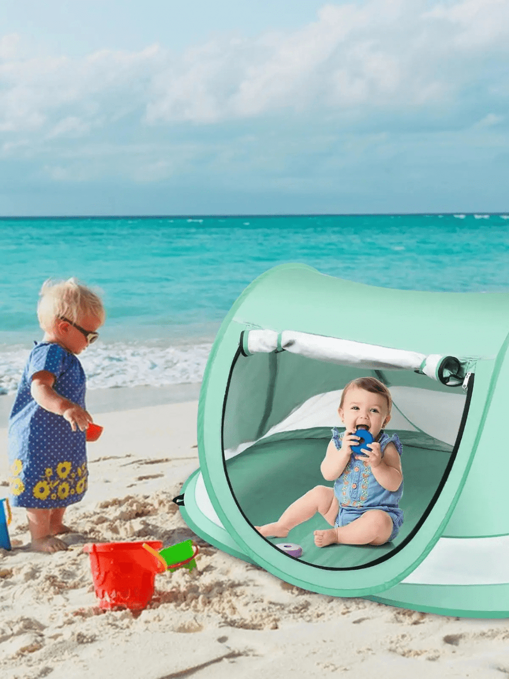 Baby-Strandmuschel Pop-Up-Zelt Hiking Planet