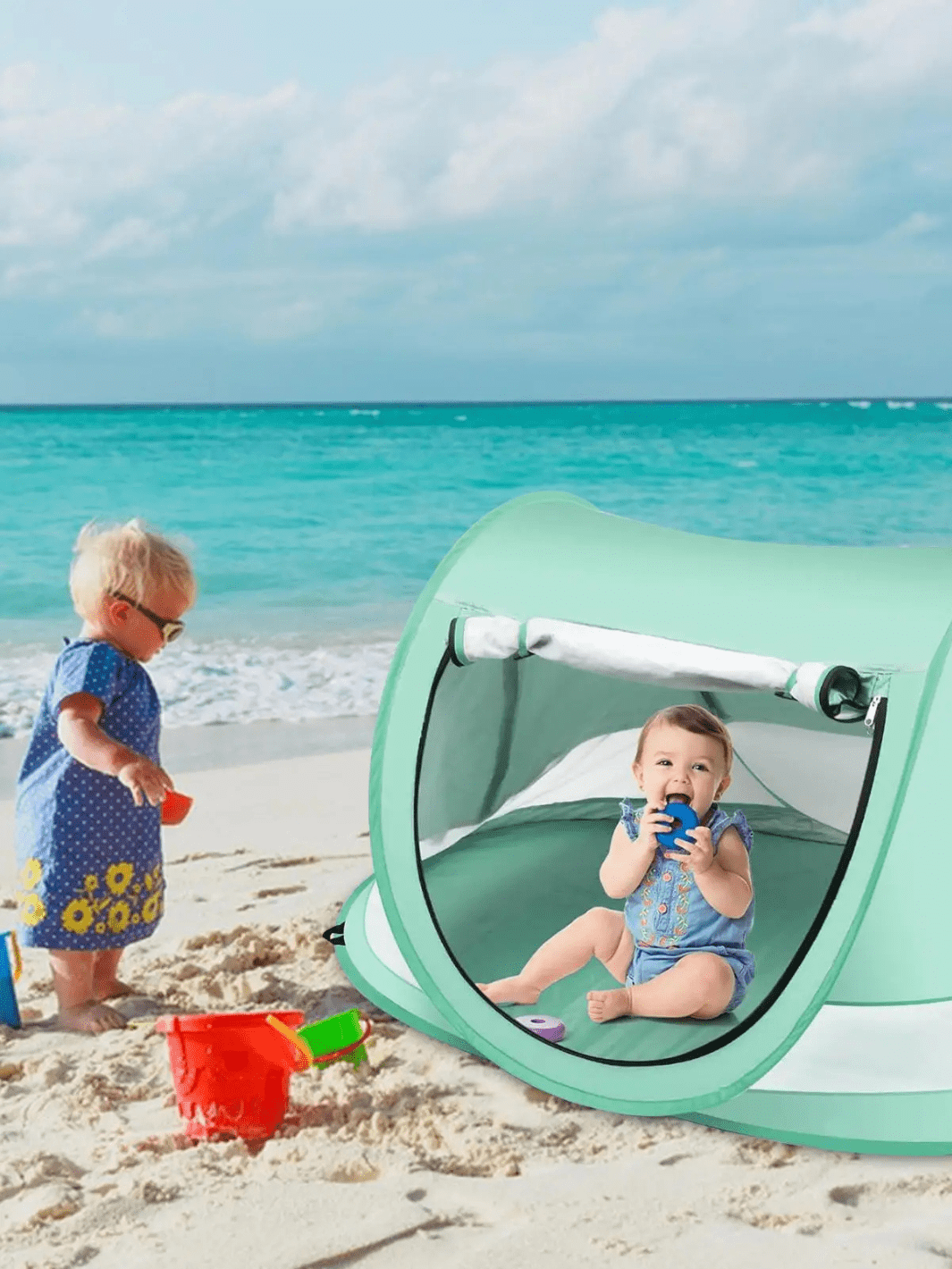 Baby-Strandmuschel Pop-Up-Zelt Hiking Planet