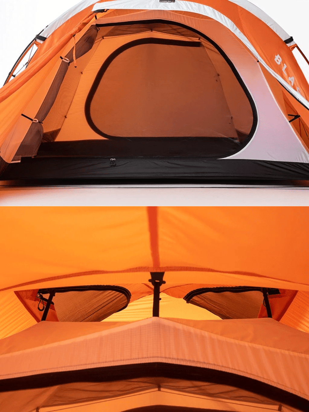 Basislager Zelt Orange Aluminium Hiking Planet