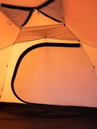 Basislager Zelt Orange Aluminium Hiking Planet