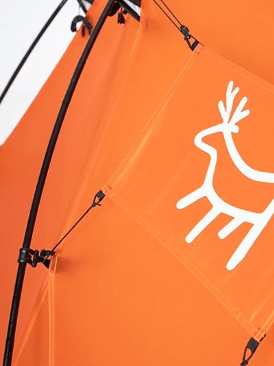 Basislager Zelt Orange Aluminium Hiking Planet