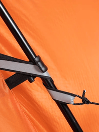 Basislager Zelt Orange Aluminium Hiking Planet