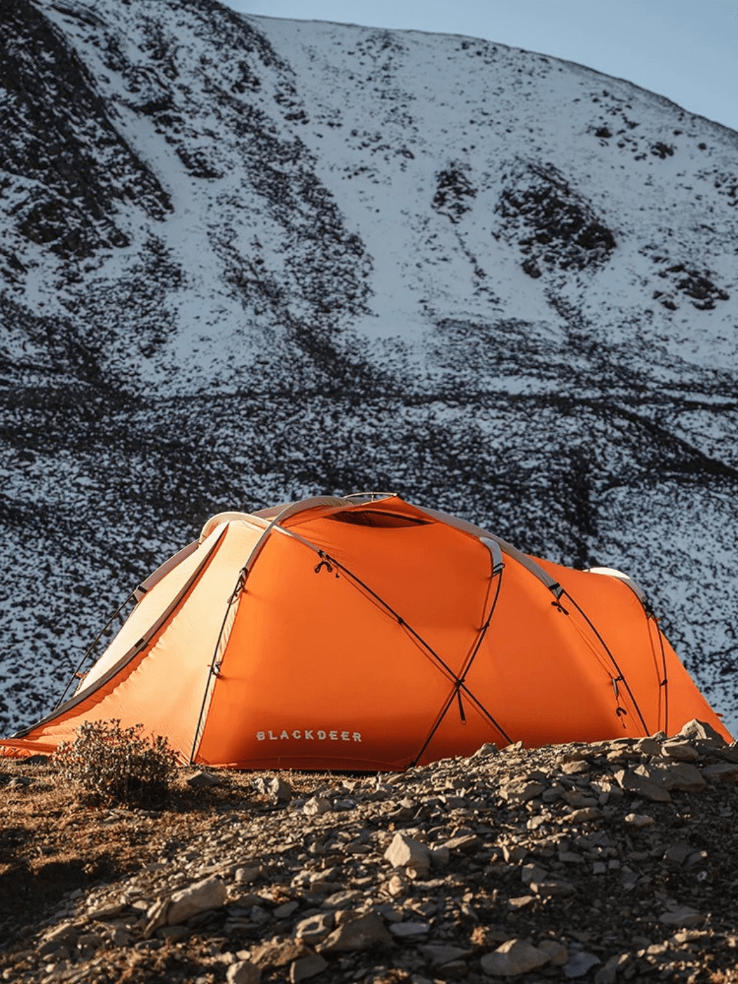 Basislager Zelt Orange Aluminium Hiking Planet