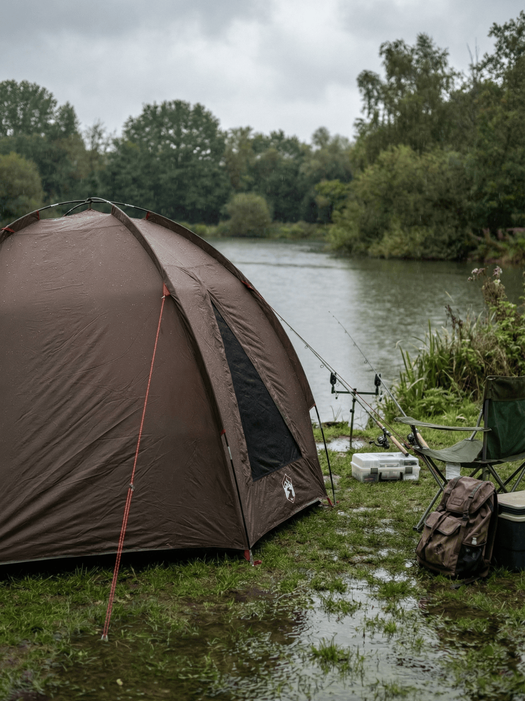 Bivvy Zelt Braun Winddicht Hiking Planet