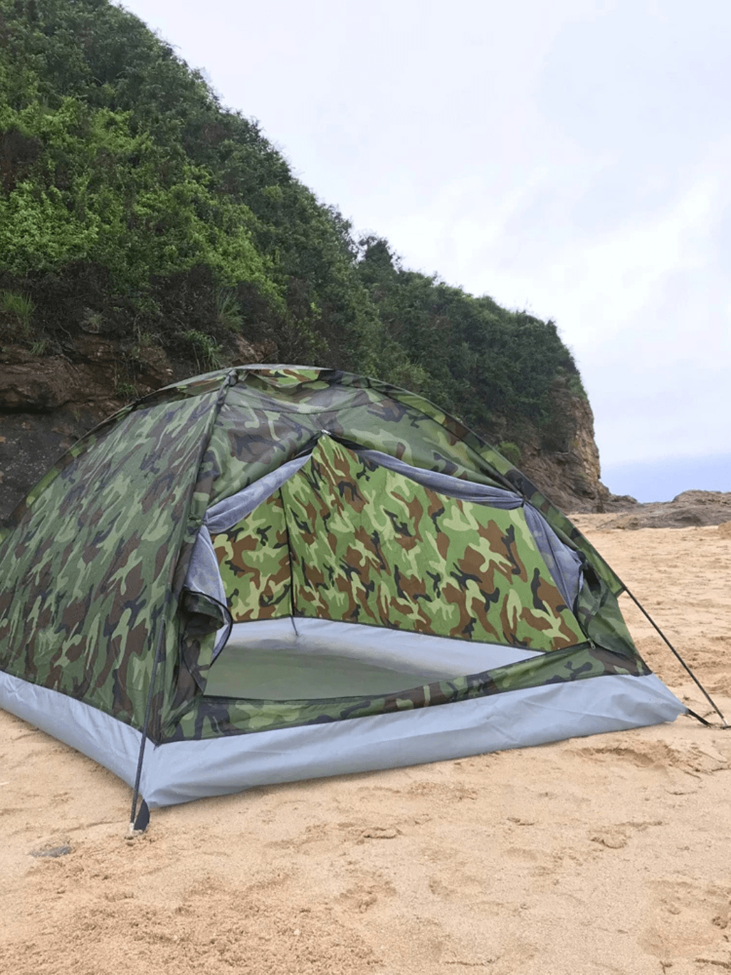 Camp Zelt Tarnmuster Kuppelzelt Hiking Planet