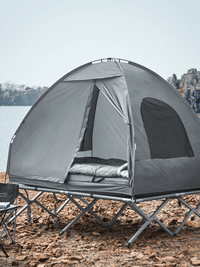 Feldbett Mit Zelt 4-In-1-Set Luftmatratze Und Schlafsack Hiking Planet