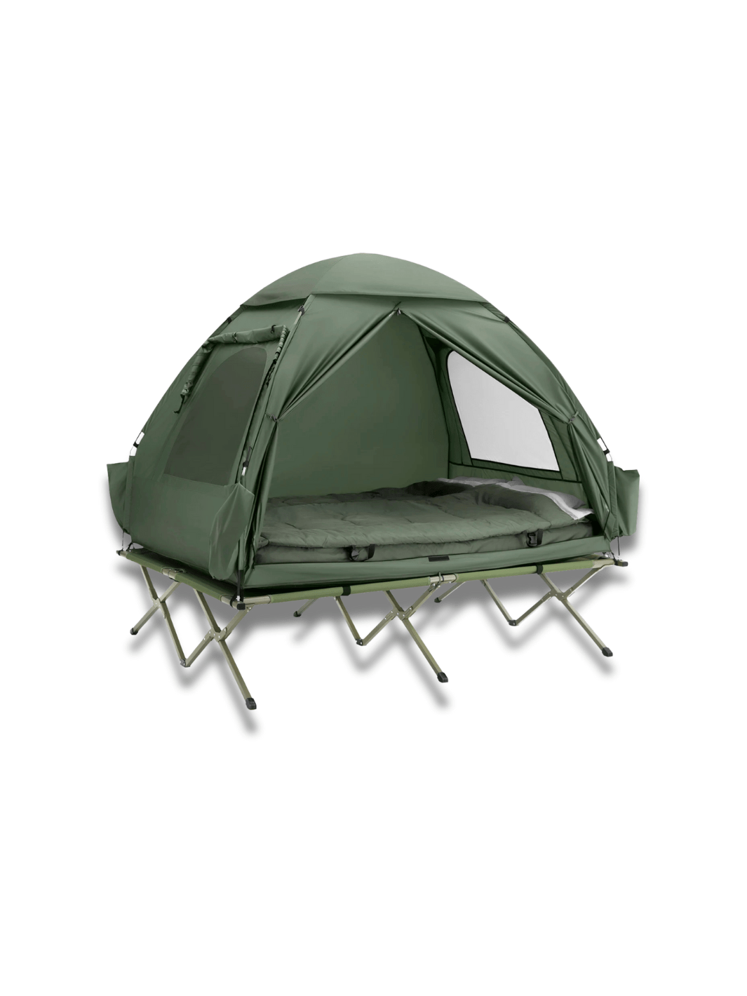 Feldbett Mit Zelt 4-In-1-Set Luftmatratze Und Schlafsack Hiking Planet