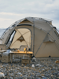 Geodät Zelt Kuppelzelt Beige Hiking Planet