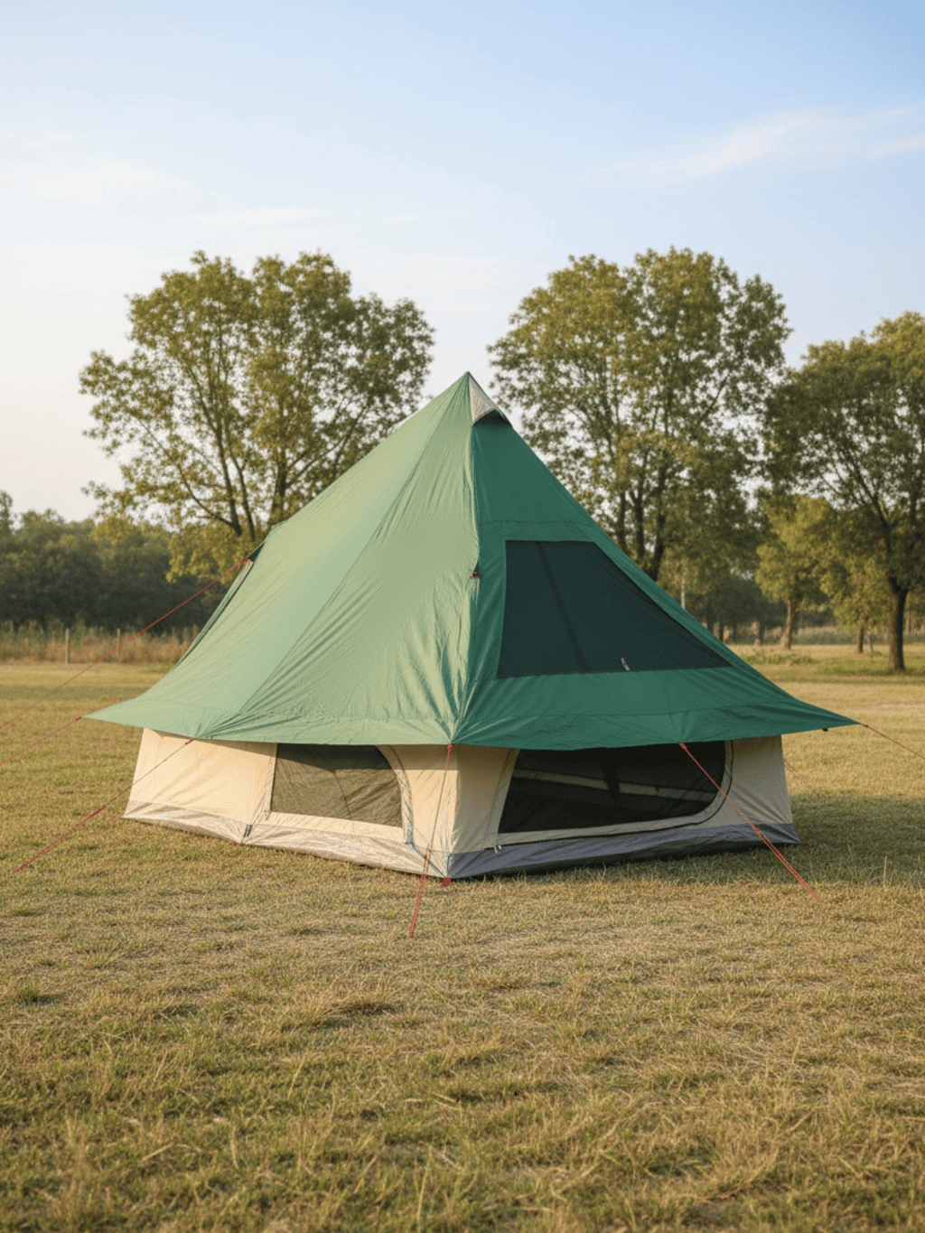 Glamping Zelt Grün Wasserdicht Hiking Planet