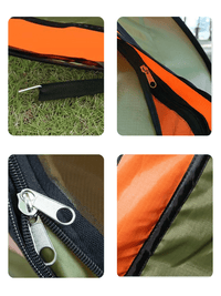 Grün-Oranges Pop-Up-Zelt Automatischer Aufbau Hiking Planet