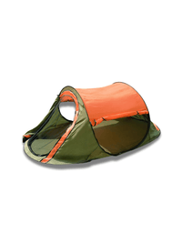 Grün-Oranges Pop-Up-Zelt Automatischer Aufbau Hiking Planet