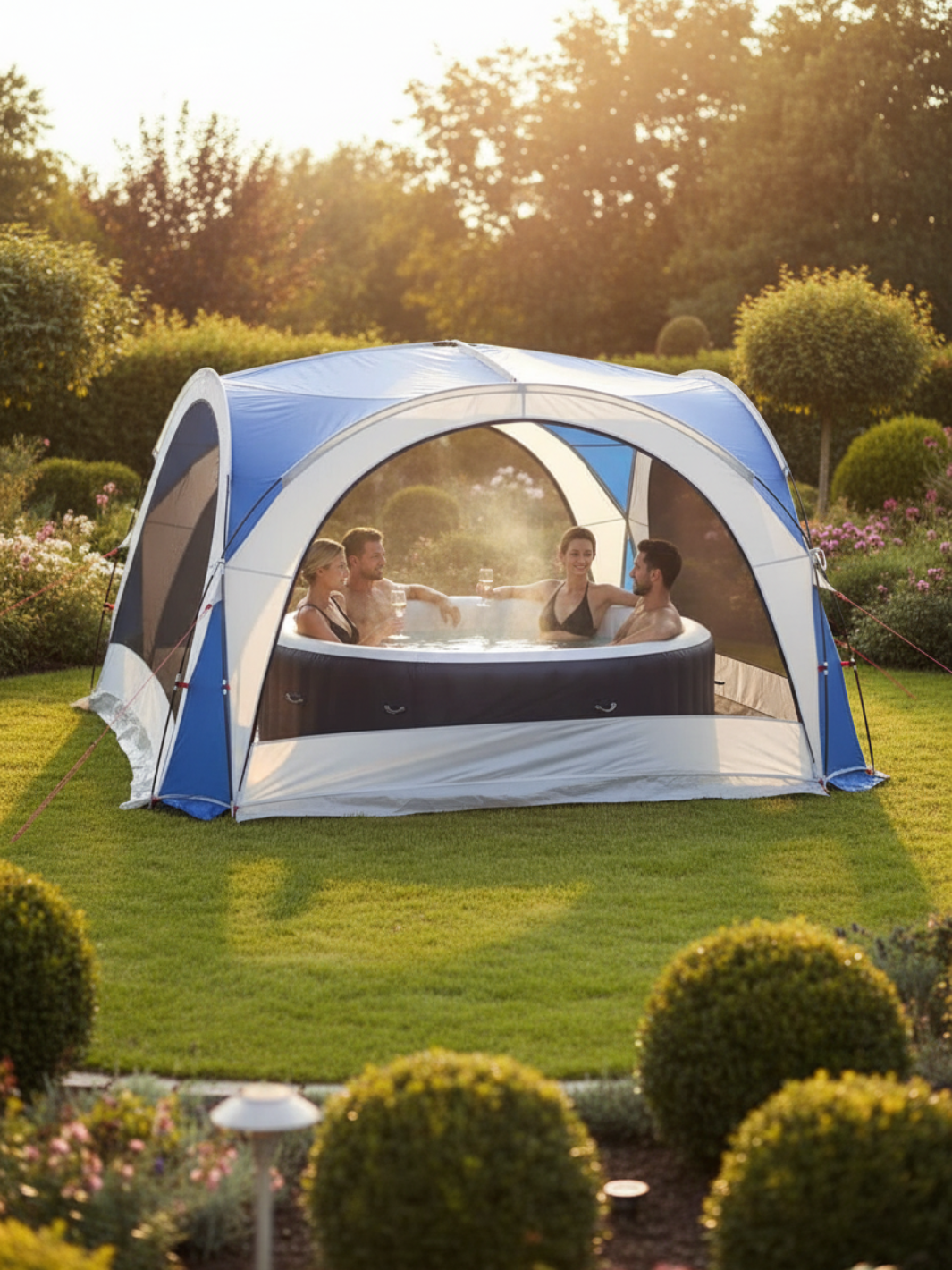 Pavillon-Zelt Poolzelt Mit Moskitonetzwänden Hiking Planet