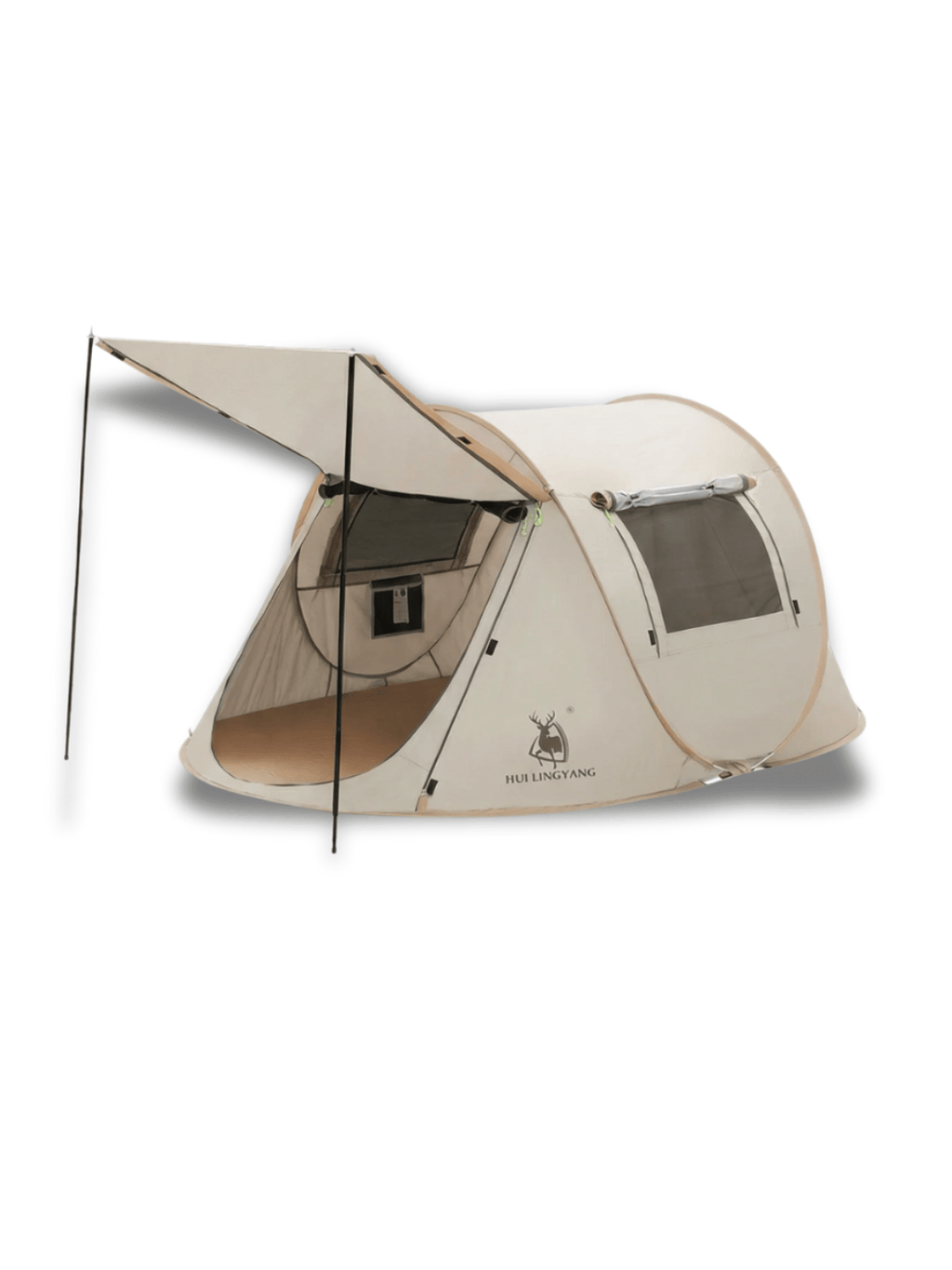 Pop-Up Zelt 3 Personen Wurfzelt Fiberglas Hiking Planet