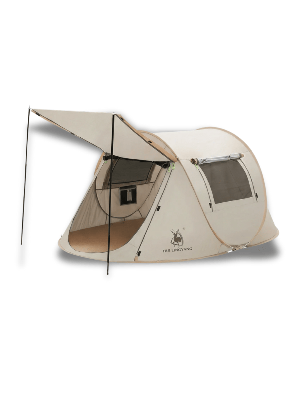 Pop-Up Zelt 3 Personen Wurfzelt Fiberglas Hiking Planet