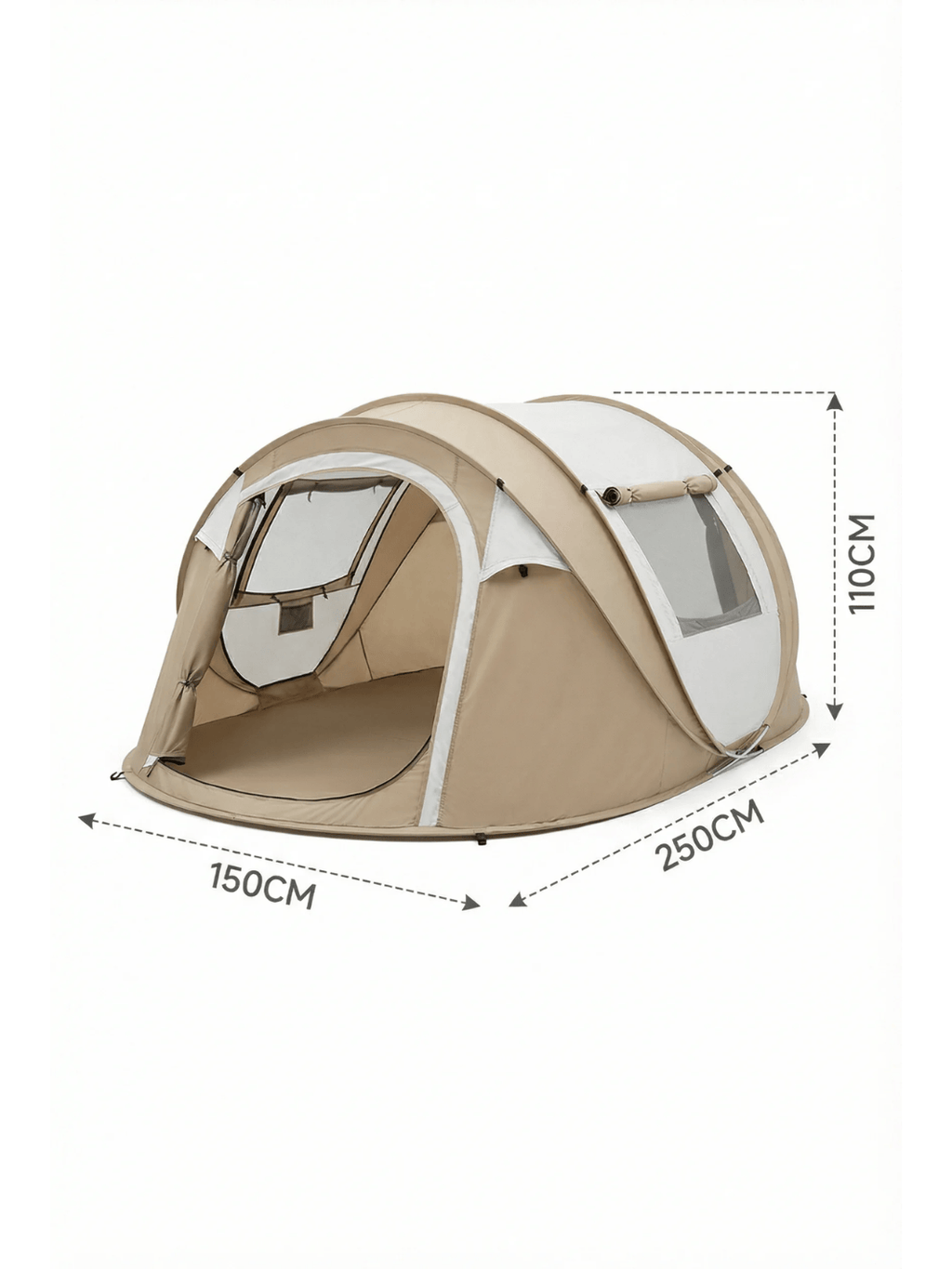 Pop-Up Zelt 3 Personen Wurfzelt Fiberglas Hiking Planet