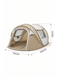 Pop-Up Zelt 3 Personen Wurfzelt Fiberglas Hiking Planet