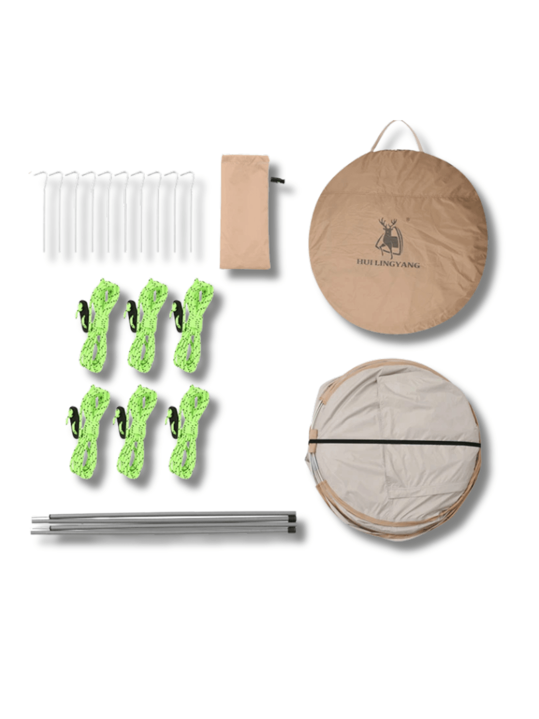 Pop-Up Zelt 3 Personen Wurfzelt Fiberglas Hiking Planet