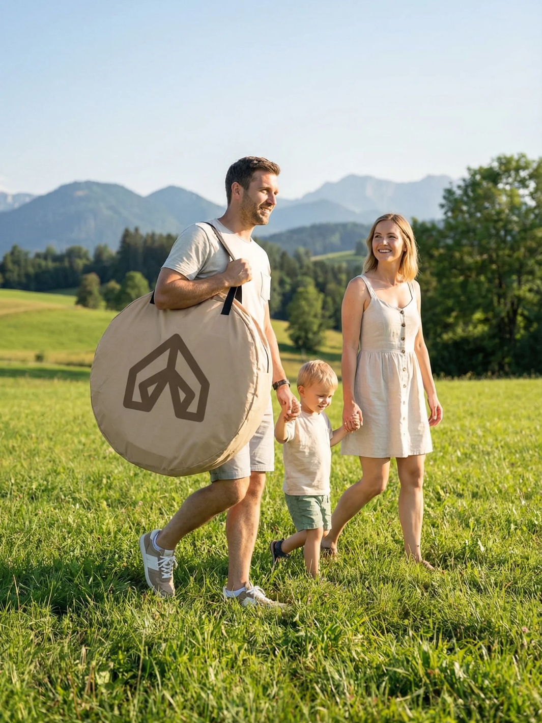 Pop-Up Zelt 3 Personen Wurfzelt Fiberglas Hiking Planet