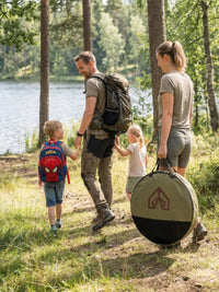 Pop-Up Zelt 4 Personen Wurfzelt Zweifarbig Hiking Planet