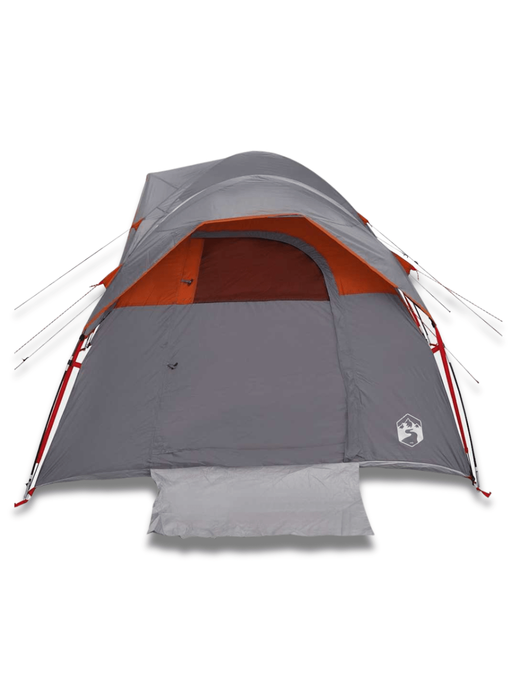 Zelt 4 Personen 2 Schlafräume Glasfaser Zweifarbig Hiking Planet
