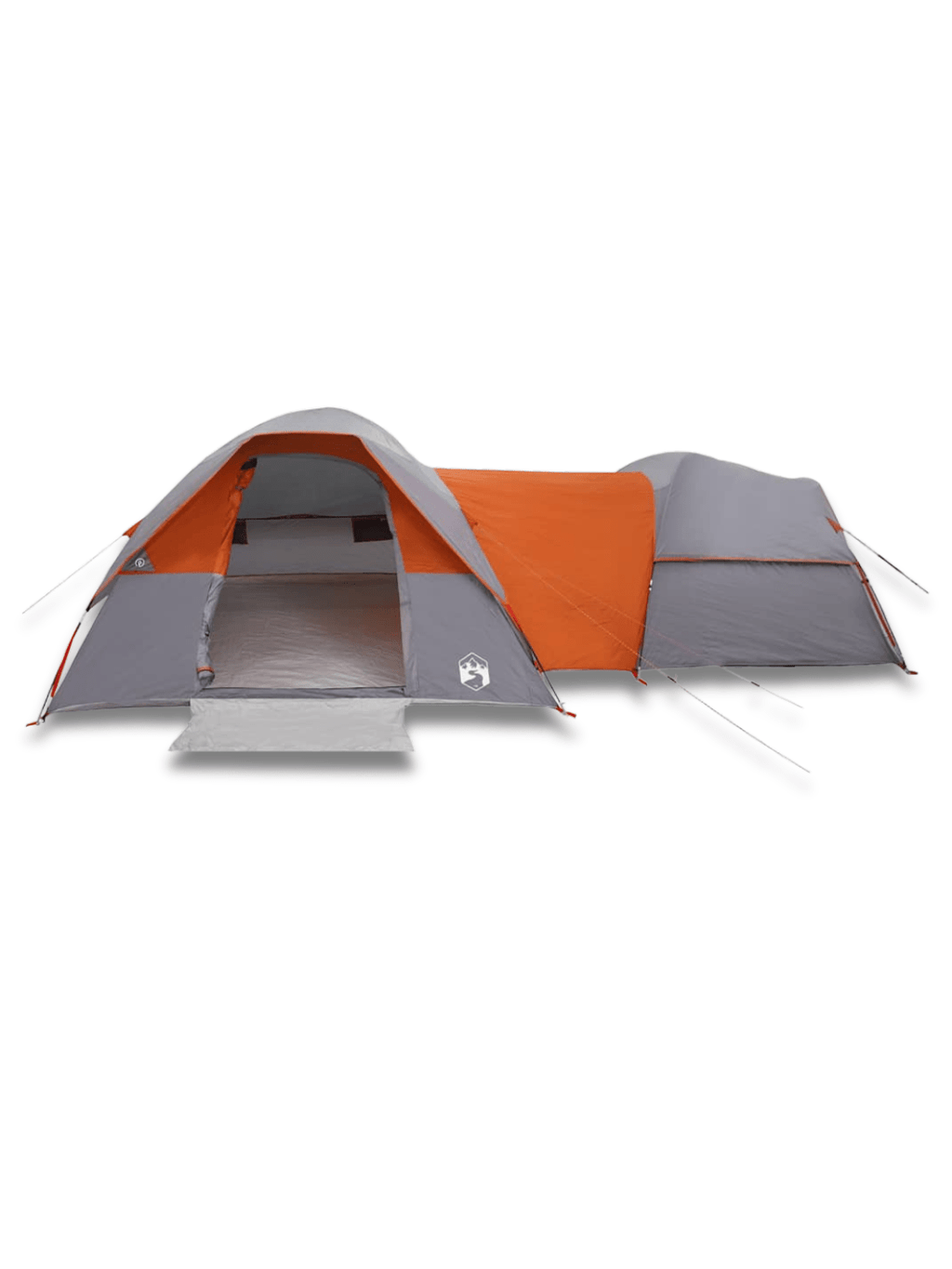 Zelt 4 Personen 2 Schlafräume Glasfaser Zweifarbig Hiking Planet