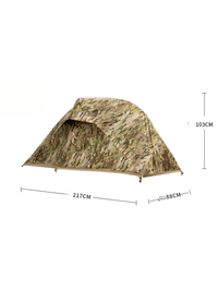Zelt Aluminium Camouflage Ultraleicht Hiking Planet