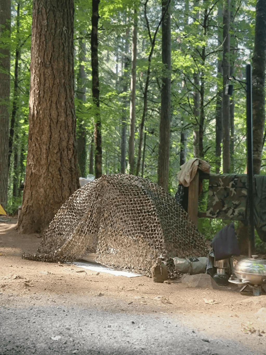 Zelt Aluminium Camouflage Ultraleicht Hiking Planet