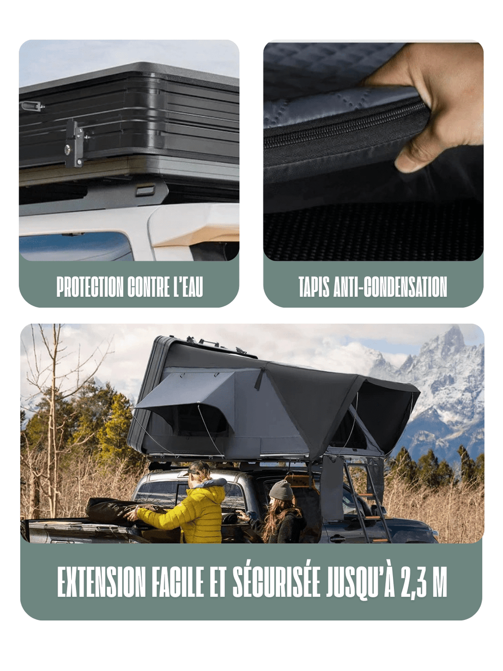 Zelt Aluminium Hartschalen Hiking Planet