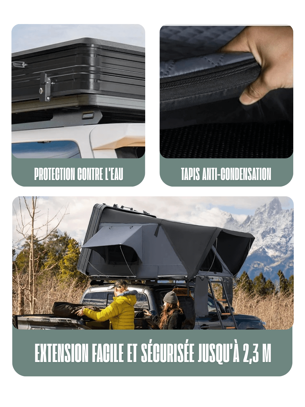 Zelt Aluminium Hartschalen Hiking Planet