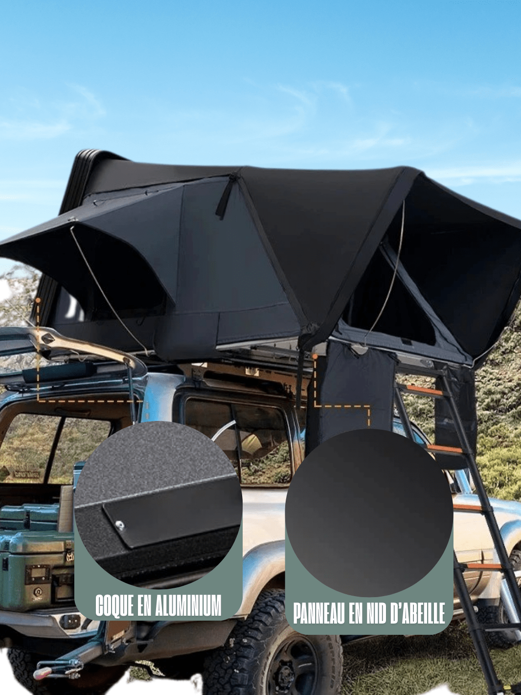 Zelt Aluminium Hartschalen Hiking Planet