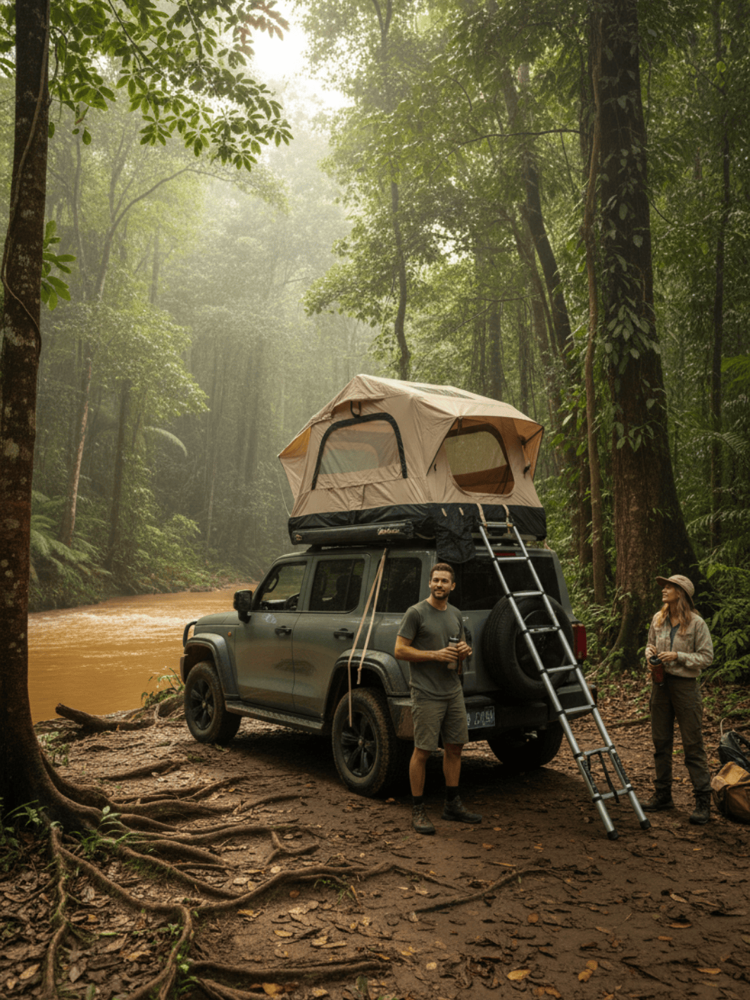 Zelt Aufblasbar Oxford 300D (PU 3000 Mm) Hiking Planet