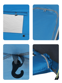 Zelt Automatische Strandmuschel Blau Automatisch Pop-Up Hiking Planet