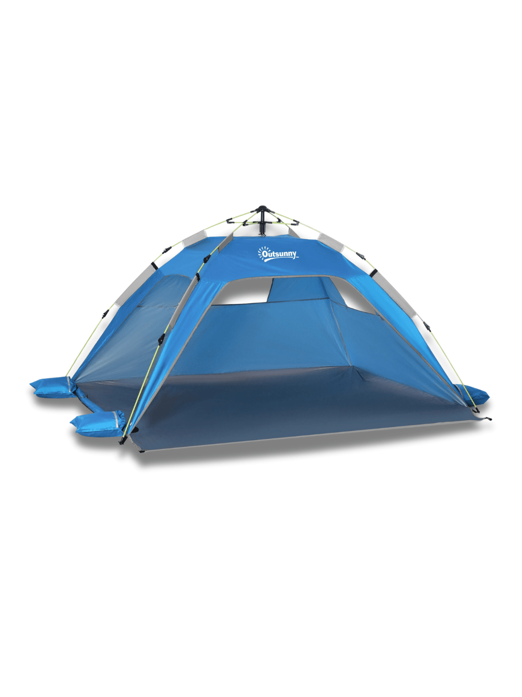 Zelt Automatische Strandmuschel Blau Automatisch Pop-Up Hiking Planet