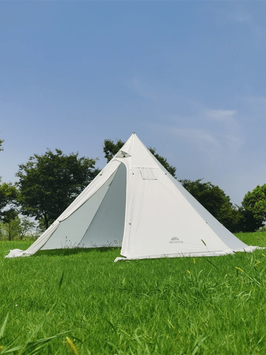 Zelt Canvas Für 4 Bis 6 Personen Mit Ofenöffnung Hiking Planet
