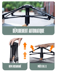Zelt Carbonfaser Automatik Hiking Planet