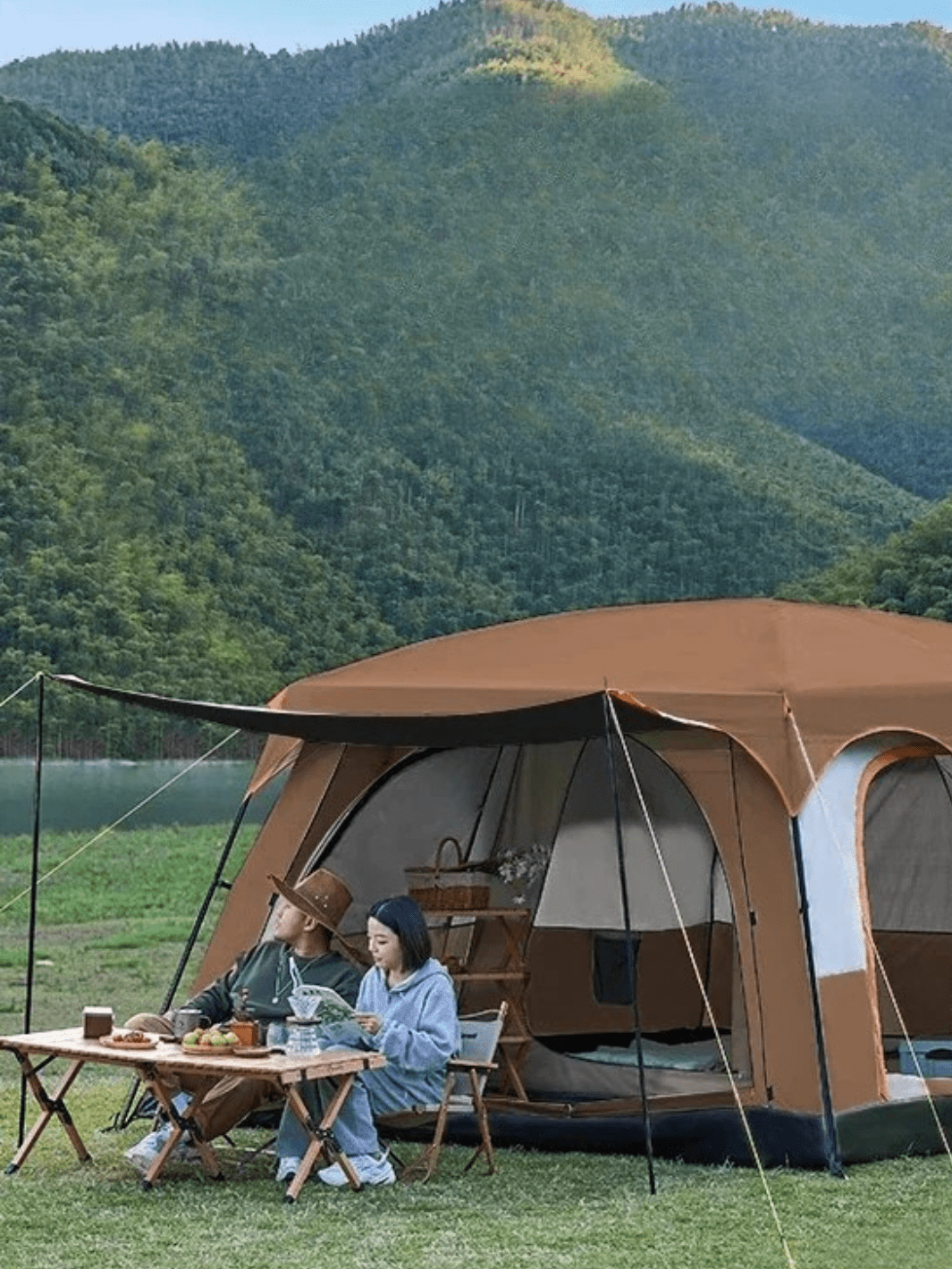 Zelt Doppellagig Zentraler Vorraum Hiking Planet
