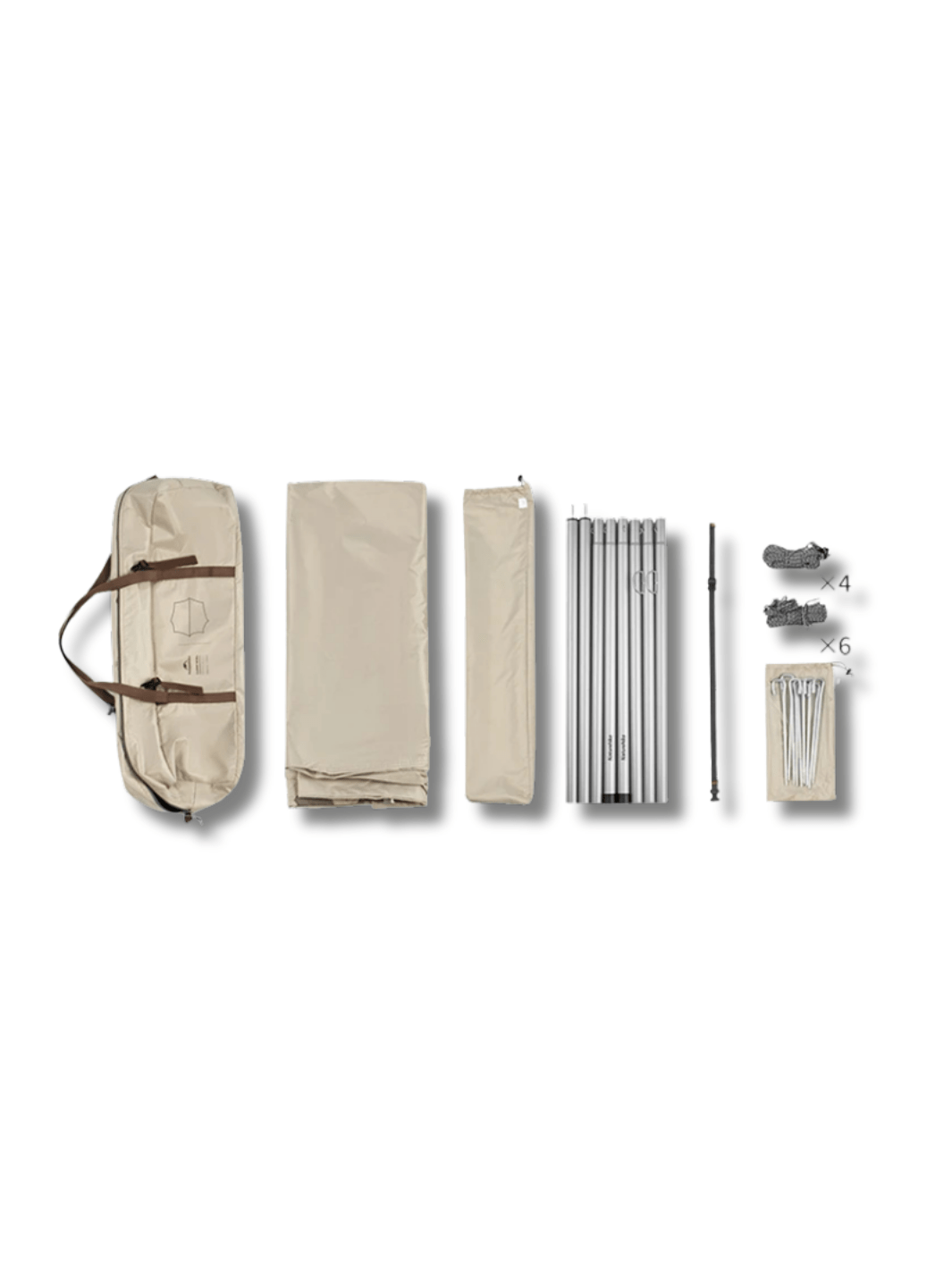 Zelt Dreijahreszeiten Wasserdicht Beige Hiking Planet