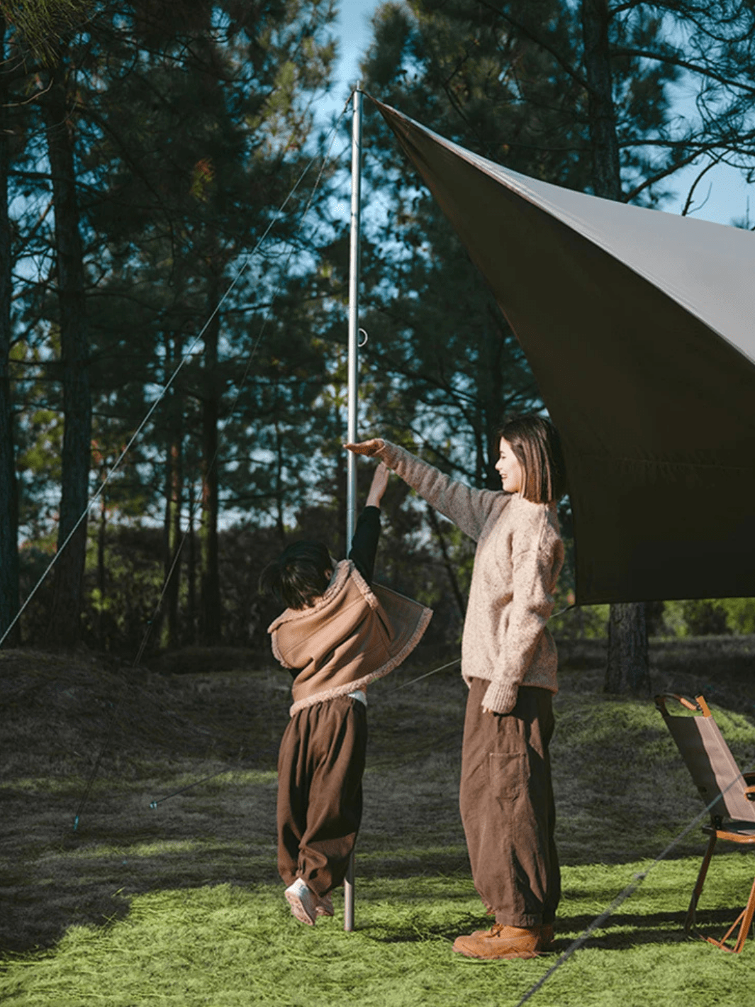 Zelt Dreijahreszeiten Wasserdicht Beige Hiking Planet