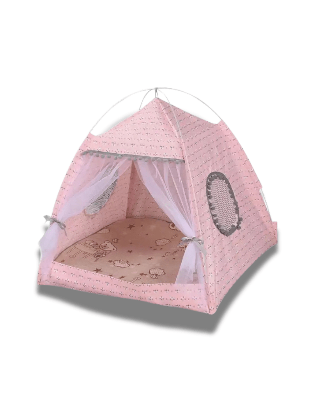 Zelt Faltbares Grau-Rosa Hiking Planet