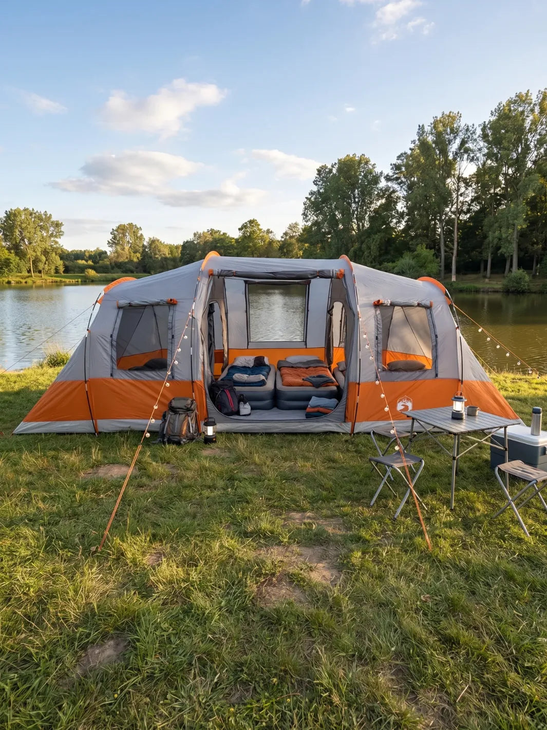 Zelt Fiberglas Tunnelzelt Polyester Hiking Planet