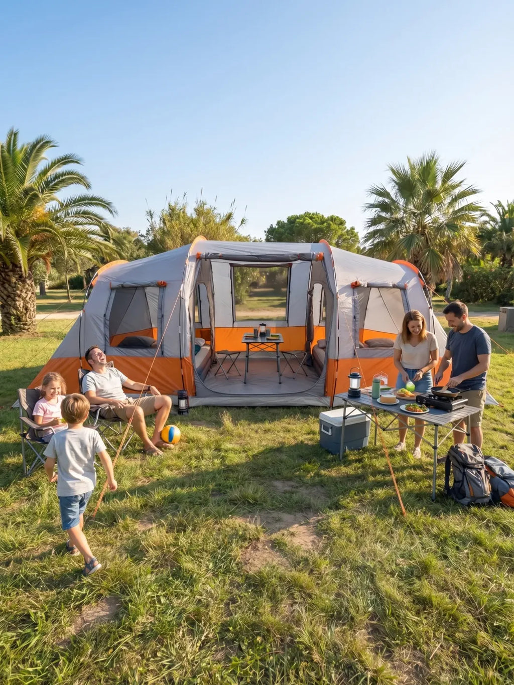 Zelt Fiberglas Tunnelzelt Polyester Hiking Planet