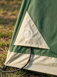 Zelt Frühjahr Beige-Grün Taft-Gewebe Hiking Planet
