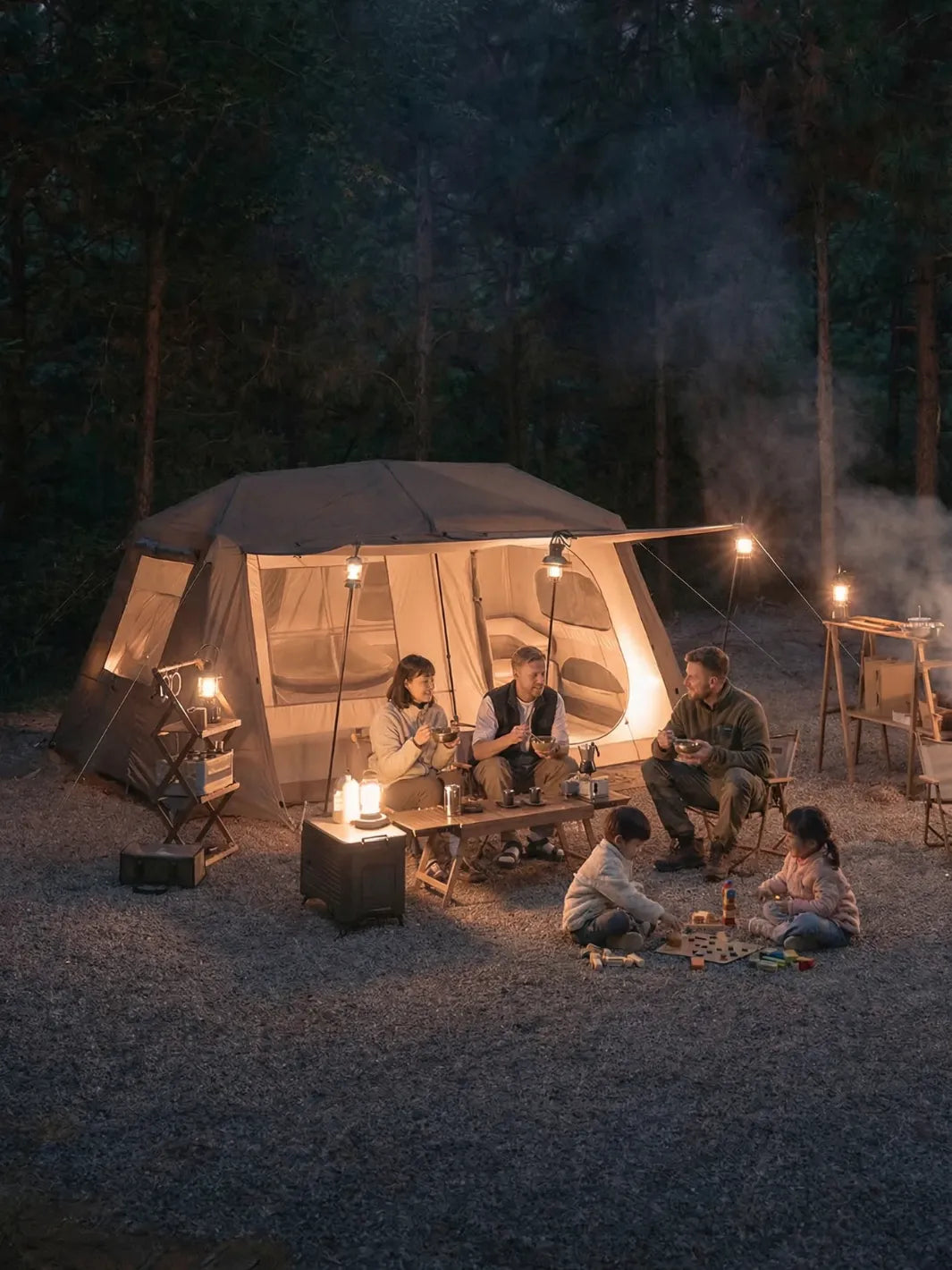 Zelt Für 6 Personen Familienzelt Automatik Hiking Planet