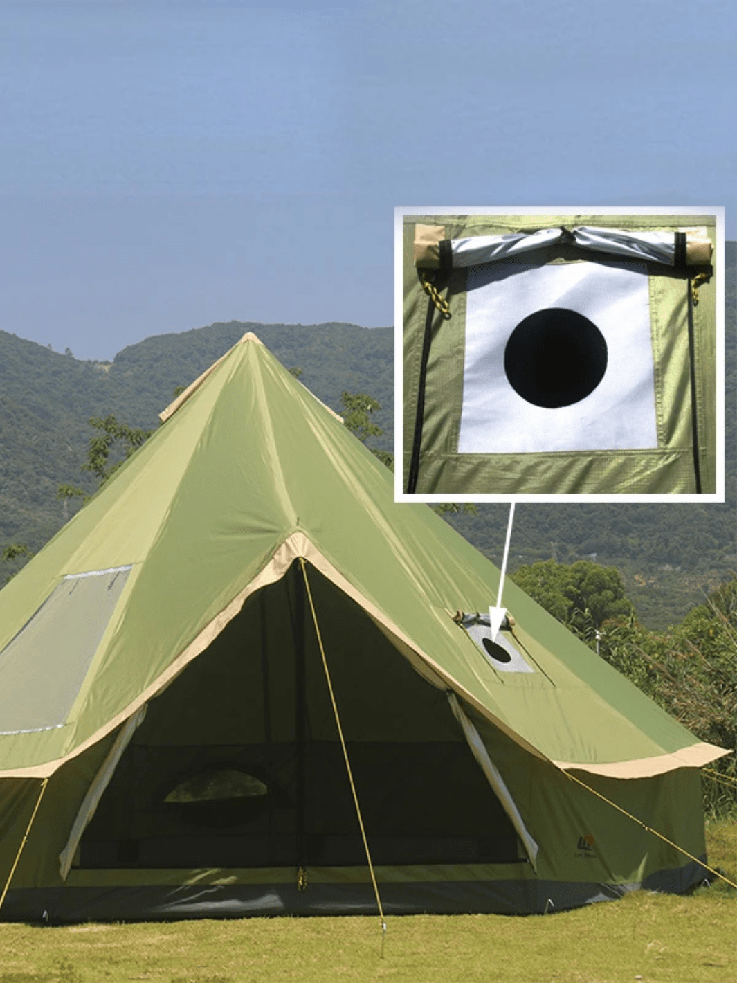Zelt Ganzjahres 6 Bis 10 Personen PU5000 Mm Hiking Planet