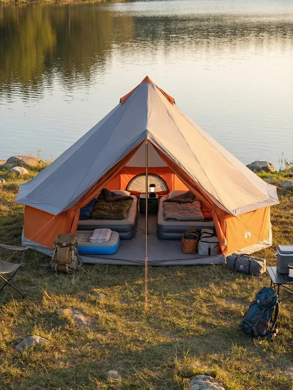 Zelt Ganzjährig Polyester Mit PU-Beschichtung Tipiform Hiking Planet